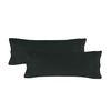 Funda De Almohada 100% Algodón Basic 50x75 Cm (x2) (cama 150/160) Negro