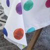 Mantel 100% Algodón Confetti 150x150 Cm Multicolor