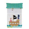 Juego De Sábanas 2 Piezas 100% Algodón Flying Boy 160x270 Cm (cama 80/90) Multicolor