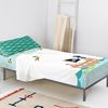 Juego De Sábanas 2 Piezas 100% Algodón Flying Boy 160x270 Cm (cama 80/90) Multicolor