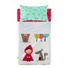 Juego De Sábanas 2 Piezas 100% Algodón Grandma 100x130 Cm (cuna) Multicolor