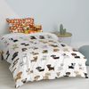 Juego Nórdico 2 Piezas 100% Algodón Dogs 140x200 Cm (cama 80) Multicolor