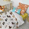 Juego Nórdico 2 Piezas 100% Algodón Dogs 140x200 Cm (cama 80) Multicolor