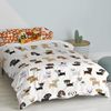 Juego Nórdico 2 Piezas 100% Algodón Dogs 155x220 Cm (cama 80/90) Multicolor