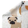 Juego De Sábanas 2 Piezas 100% Algodón Dogs 160x270 Cm (cama 80/90) Multicolor