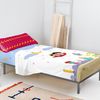 Juego De Sabana 100% Algodón Magic Rug Cama 80/90 (160x270 Cm) Multicolor