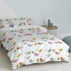 Juego Nórdico 2 Piezas 100% Algodón Little Birds 180x220 Cm (cama 105) Multicolor