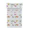 Juego De Sábanas 2 Piezas 100% Algodón Little Birds 180x270 Cm (cama 105) Multicolor