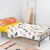 Juego De Sábanas 2 Piezas 100% Algodón Dogs 180x270 Cm (cama 105) Multicolor