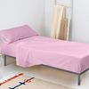 Bajera 100% Algodón Basic 105x200x32 Cm (cama 105) Rosa