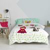 Juego Nórdico 2 Piezas 100% Algodón Grandma 180x220 Cm (cama 105) Multicolor