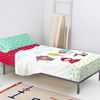 Juego De Sábanas 2 Piezas 100% Algodón Grandma 180x270 Cm (cama 105) Multicolor