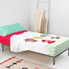 Juego De Sábanas 2 Piezas 100% Algodón Grandma 180x270 Cm (cama 105) Multicolor