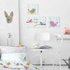 Lienzo 54% Alg 14% Pes 32% Resina Little Birds 27x27  Cm Multicolor