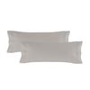 Funda De Almohada 100% Algodón Basic 45x155 Cm (cama 135/140) Gris