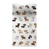 Colcha 100% Algodón Dogs 180x260 Cm (cama 80/90) Multicolor
