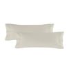 Funda De Almohada 100% Algodón Basic 50x75 Cm (x2) (cama 150/160) Beige