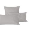 Funda De Almohada 100% Algodón Basic 50x75 Cm (x2) (cama 150/160) Gris