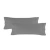 Funda De Almohada 100% Algodón Basic 50x75 Cm (x2) (cama 150/160) Piedra