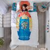 Juego Nórdico 2 Piezas 100% Algodón Matryoshka 140x200 Cm (cama 80) Multicolor