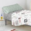 Bajera 100% Algodón Best Buddies 105x200x32 Cm (cama 105) Multicolor