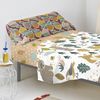 Bajera 100% Algodón Harvestwood 105x200x32 Cm (cama 105) Multicolor