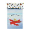 Juego De Sábanas 2 Piezas 100% Algodón Son Avion 180x270 Cm (cama 105) Multicolor