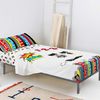 Juego De Sábanas 2 Piezas 100% Algodón Bat 160x270 Cm (cama 80/90) Multicolor