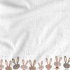 Juego Toallas 100% Algodón Rabbit Family Pack De 2 Multicolor