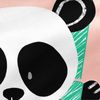 Saco Nórdico 100% Algodón Panda Garden 105x200 Cm (cama 105) Con Relleno Rosa