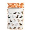 Saco Nórdico 100% Algodón Dogs 105x200 Cm (cama 105) Con Relleno Multicolor