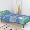 Juego De Sabana 100% Algodón Astronaut Cama 105 (180x270 Cm) Multicolor