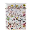 Sábana 100% Algodón Birds Of Paradise 180x270 Cm (cama 105) Multicolor