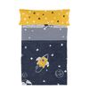 Juego De Sábanas 2 Piezas 100% Algodón Starspace 180x270 Cm (cama 105) Multicolor