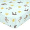 Bajera 100% Algodón Rabbit Family 60x120x14 Cm (cuna) Multicolor