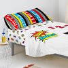 Bajera 100% Algodón Bat 90x200x32 Cm (cama 90) Multicolor