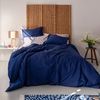 Funda Nórdica 100% Algodón Basic 180x220 Cm (cama 105) Azul Marino