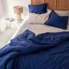 Funda Nórdica 100% Algodón Basic 180x220 Cm (cama 105) Azul Marino