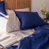 Funda Nórdica 100% Algodón Basic 200x200 Cm (cama 120) Azul Marino