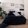 Funda Nórdica 100% Algodón Basic 140x200 Cm (cama 80) Negro