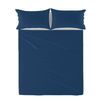 Sábana 100% Algodón Basic 260x270 Cm (cama 180/200) Azul Marino