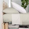 Sábana 100% Algodón Basic 210x270 Cm (cama 135/140) Beige