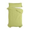 Juego Nórdico 2 Piezas 100% Algodón Basic 155x220 Cm (cama 80/90) Verde