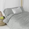 Juego Nórdico 2 Piezas 100% Algodón Basic 155x220 Cm (cama 80/90) Gris