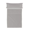 Juego De Sábanas 2 Piezas 100% Algodón Basic 160x270 Cm (cama 80/90) Gris