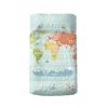Colcha 100% Algodón World Map 100x130 Cm (cuna) Multicolor
