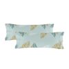 Funda De Almohada 100% Algodón Foliage Mint 60x60 Cm Multicolor