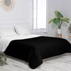 Colcha 100% Algodón Dash 180x260 Cm (cama 80/90) Negro