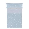 Juego De Sábanas 2 Piezas 100% Algodón Little Star 180x270 Cm (cama 105) Azul