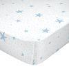 Bajera 100% Algodón Little Star 90x200x32 Cm (cama 90) Azul